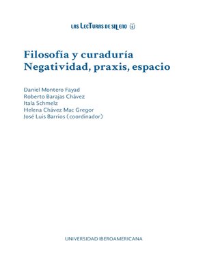 cover image of Filosofía y curaduría